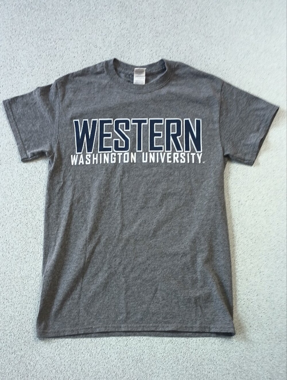 ​Western Washington University Heather Grey T-Shirt Small WWU